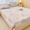 Fluffy Plush Fitted Bed Sheet Cartoon Long Hair Fleece Bed Cover for Double Bed Fundas De Colchón Winter Warm Mattress Cover