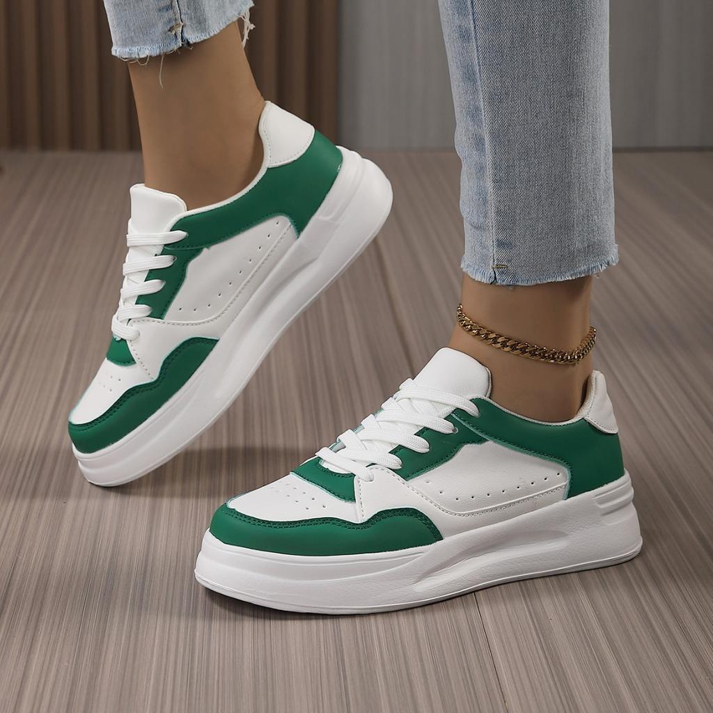 Trendy couple fashion board shoes soft sole comfortable casual sports single shoes lace up light outdoor flats