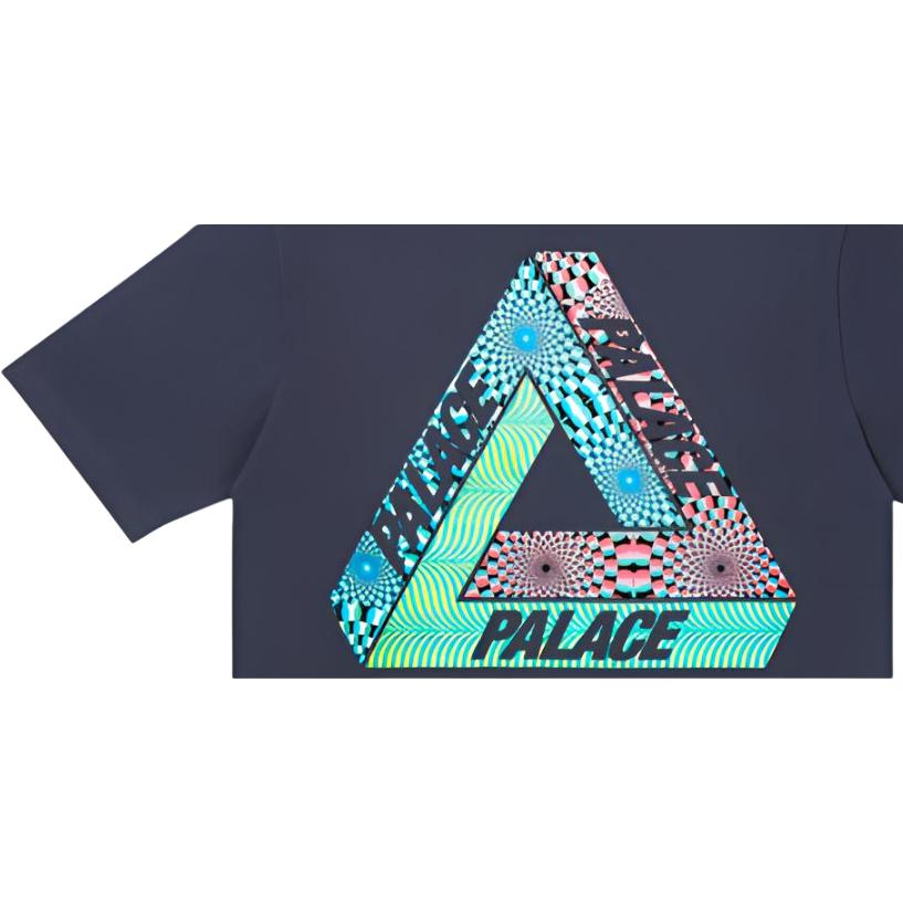 Palace FW21 Ultimo Series Tri-Eye T-Shirt Unisex T-Shirts Navy Blue P21TS243