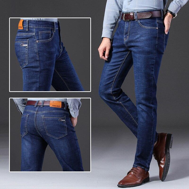 Smith & Solo Herren Jeans Slim Fit - Stretch Five-Pocket Hose Mit Rinse Wash