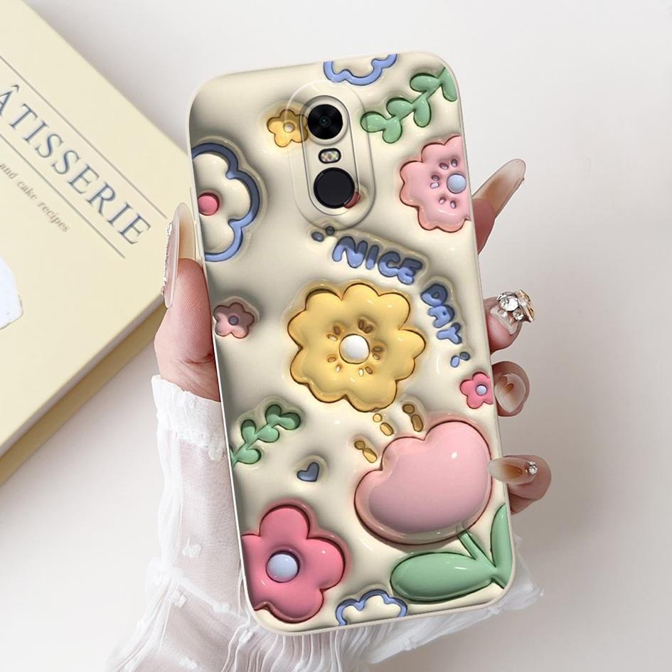 For Xiaomi Redmi 5 Case MEG7 MEI7 Capa Cute Rabbit Astronaut Soft Silicone Matte Phone Cover For Xiaomi Redmi 5 MDG1 MDI1 Fundas
