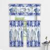 3D Floral Pattern Digital Print Kitchen Valance
