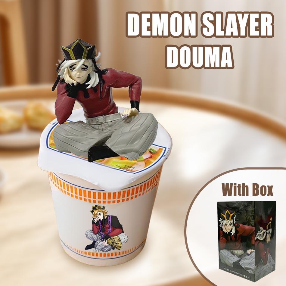 Fashnics Demon Slayer Douma Premium Chokonose Noodle Stopper Anime Figure Action Figures Collection