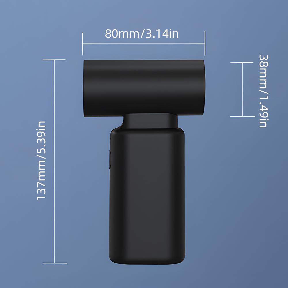 67000RPM Multifunctional Electric Air Duster and Inflator with Brushless Motor Rechargeable Cordless Air Blower with Needle