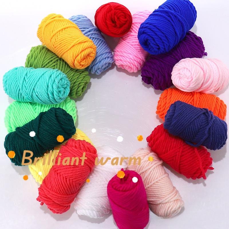 10 Color Wool Yarn Wool Roll DIY Handmade Weaving Entry-level Craft Tool Set Creative Early Education Weaving Material Package