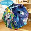 Custom Name Rainbow Unicorn Umbrella Folding Umbrella, Automatic Umbrella 8-Frame for Travel, Casual Lightweight Birthday Christmas gift