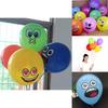 Adorable Big Eyes Smiley Latex Balloons 12 Inches Colorful Decorative Party Pack