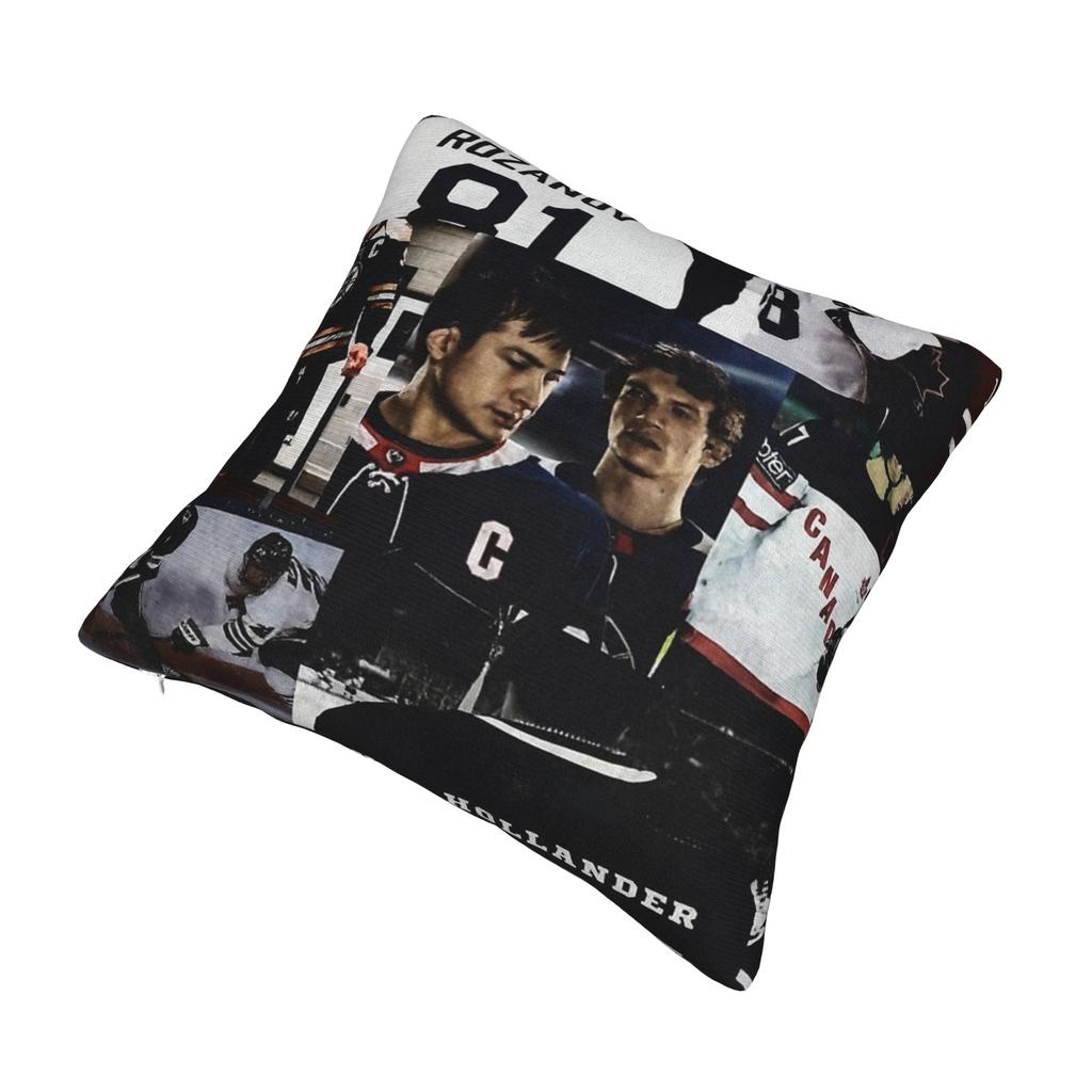 Heated Rivalry Humorous Pillowcase Product Printed Cushion Cover Decoration Hollander and Ilya Rozanov Throw Pillow Case
