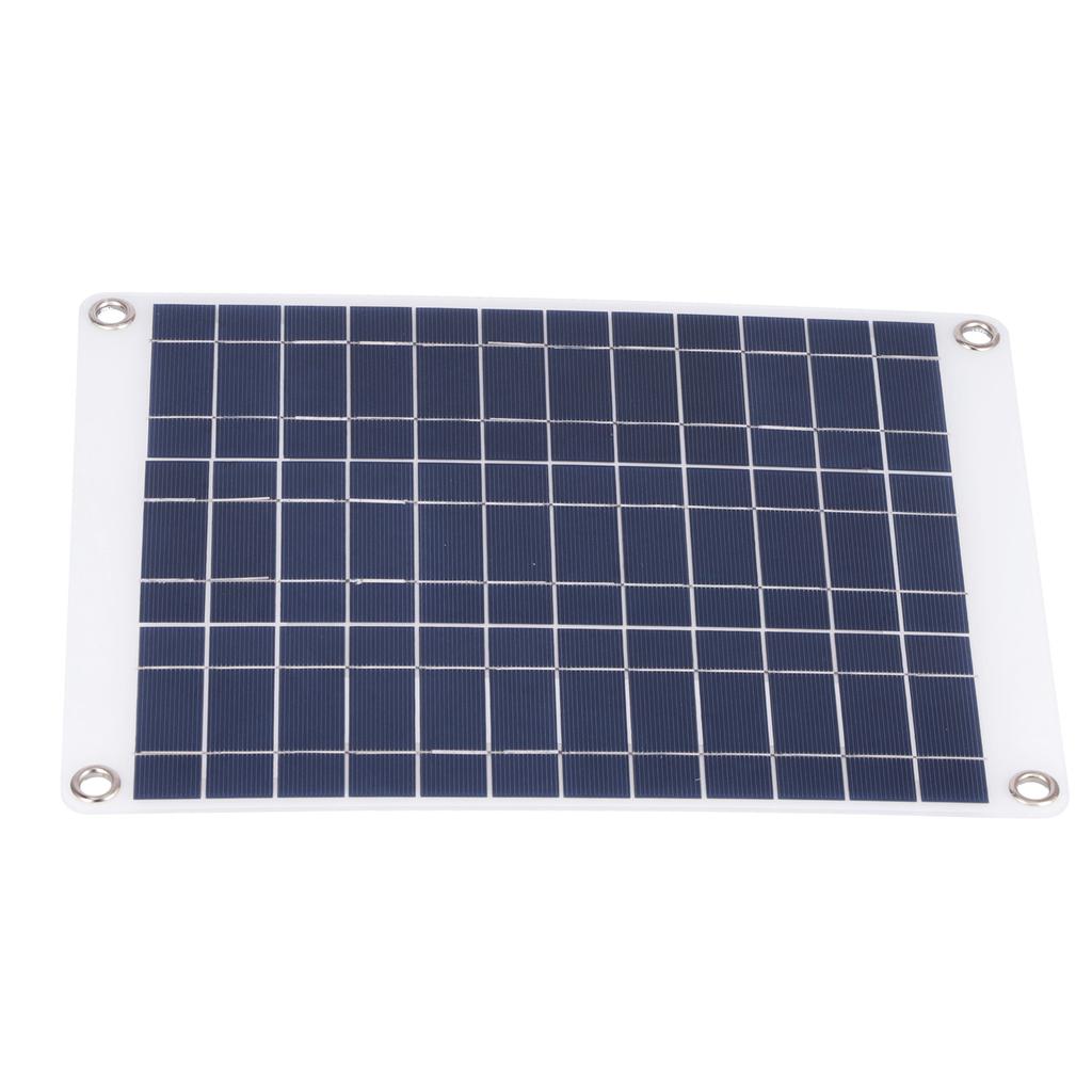 Solar Panel 15W Durable Sensitive 3 Type Connection Portable Convenient Solar Car Battery Charger