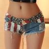New Summer Women'S Low-Rise Jeans Denim Shorts Sexy Hot Trousers Broken Holes