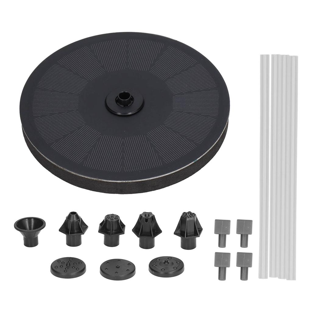 Solarbrunnen Hocheffizient Schwimmend Solarbetrieben Vogelbad Wasserbrunnenpumpe für Aquarium