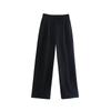 Za2024 Summer New Product Women's Clothes Casual All-Matching Straight Pleated High Waist Wide Leg Pants Pants 8372124 812