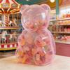 Cute Transparent Bear Containers For Holding Candy And Snacks