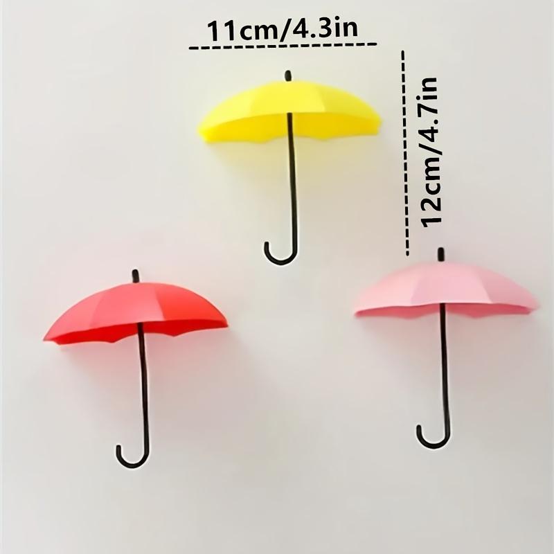 9pcs/set Umbrella Wall Hangings, Easy to Install, Traceless and Nail-Free Cute Hooks, Multifunctional Decoration for Rooms and Living Spaces
