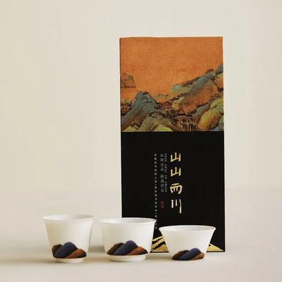 Weißes Porzellan Set Tasse Berg Fluss Meistertasse Kung Fu Tee Set kleine Tasse Teetasse persönliche Teetasse moderner chinesischer Stil