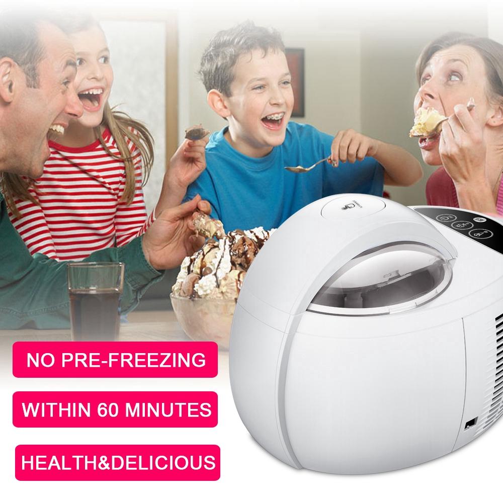 110W 1000ML Automatic DIY Multifunctional Fruit Ice Cream Maker Homemade Dessert Ice Cream Machine