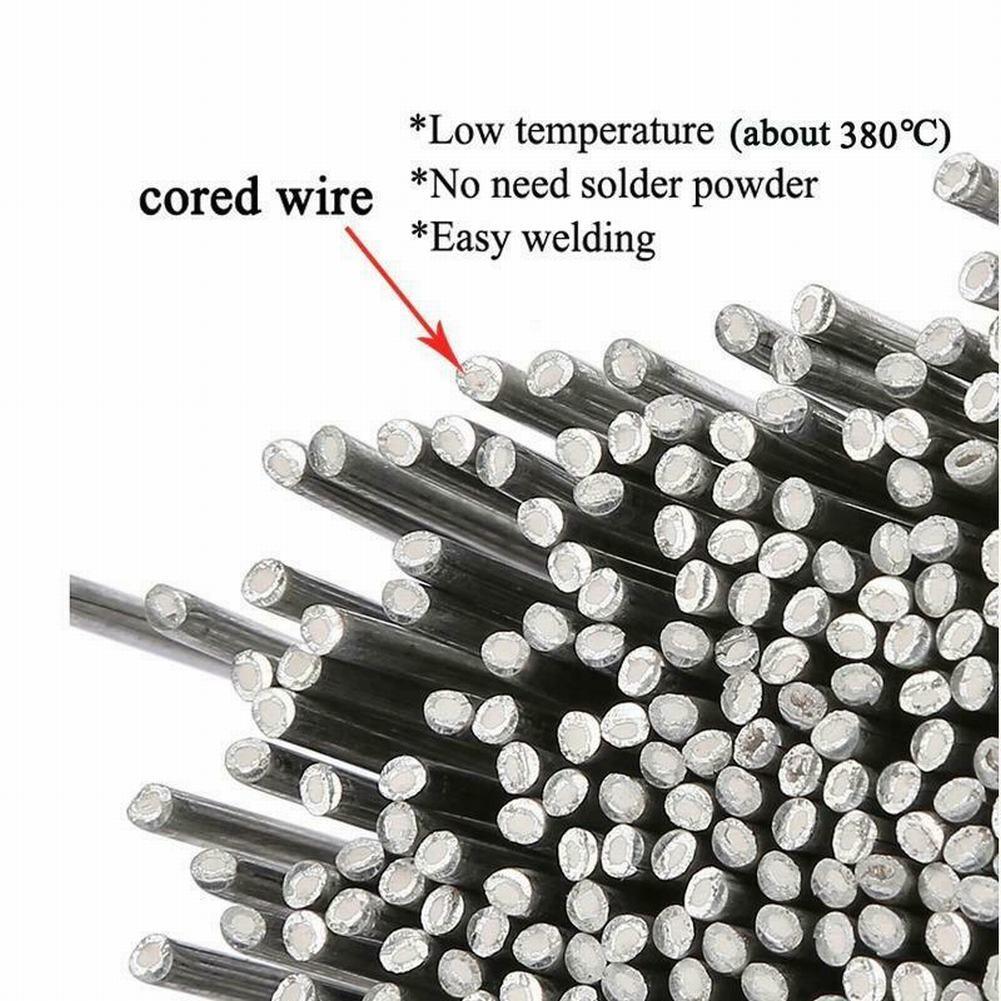 Welding Rods Low Temp Easy Copper Steel Iron Aluminum Melt Cored Wire Diameter 2mm Length 5meter