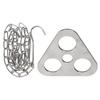Outdoor Camping Tripod Pot Hanger Picnic Fire Stand Stainless Steel Tripod Hook Camping Supplies