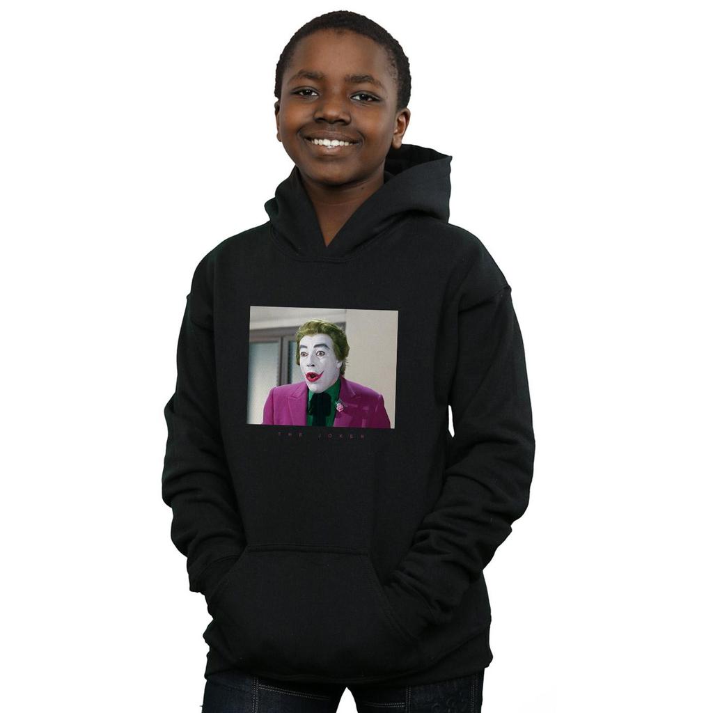DC Comics Boys Batman TV Series Joker Photograph Hoodie