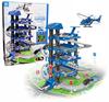 Large Multi-Story Garage Parking Helicopter Elevator Police