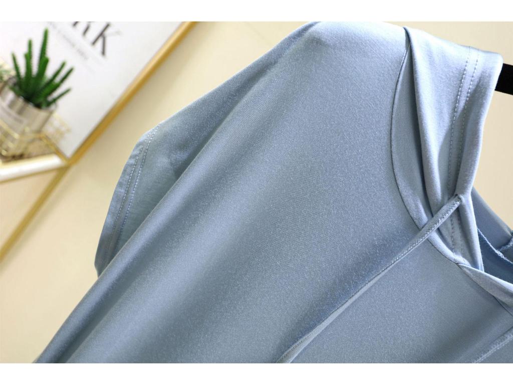 Γυναικείο Μπλουζάκι με Κουκούλα, Μοντάλ, Κοντομάνικο, Αντηλιακό - Άνοιξη/Καλοκαίρι, Μεγάλο Μέγεθος, Στενό, Καθημερινή Άνετη Εφαρμογή