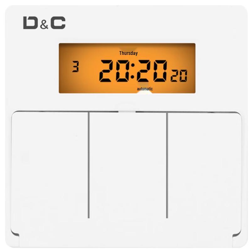 

ZOCI 86 Type 2-Channel Automatic Cycle Timer Switch CN plug (adapter included)