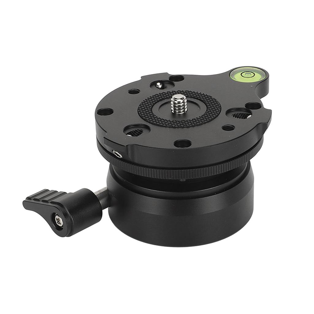 Stativkopf Nivellierbasis Kamera-Nivellierer Stativ-Nivellierbasis Halbkugel mit versetzter Wasserwaage
