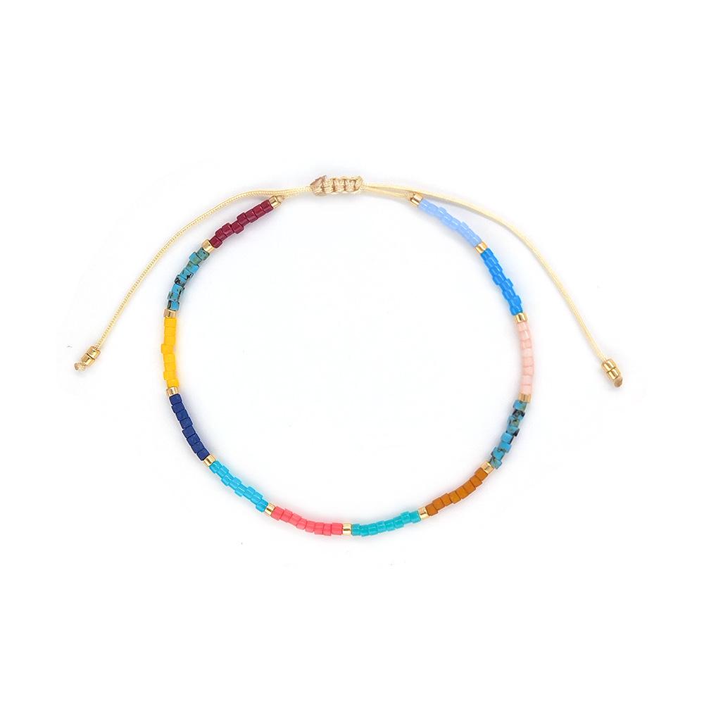 

Нишевый браслет ручной работы из бисера Miyuki, женский, нежный, в богемном винтажном стиле