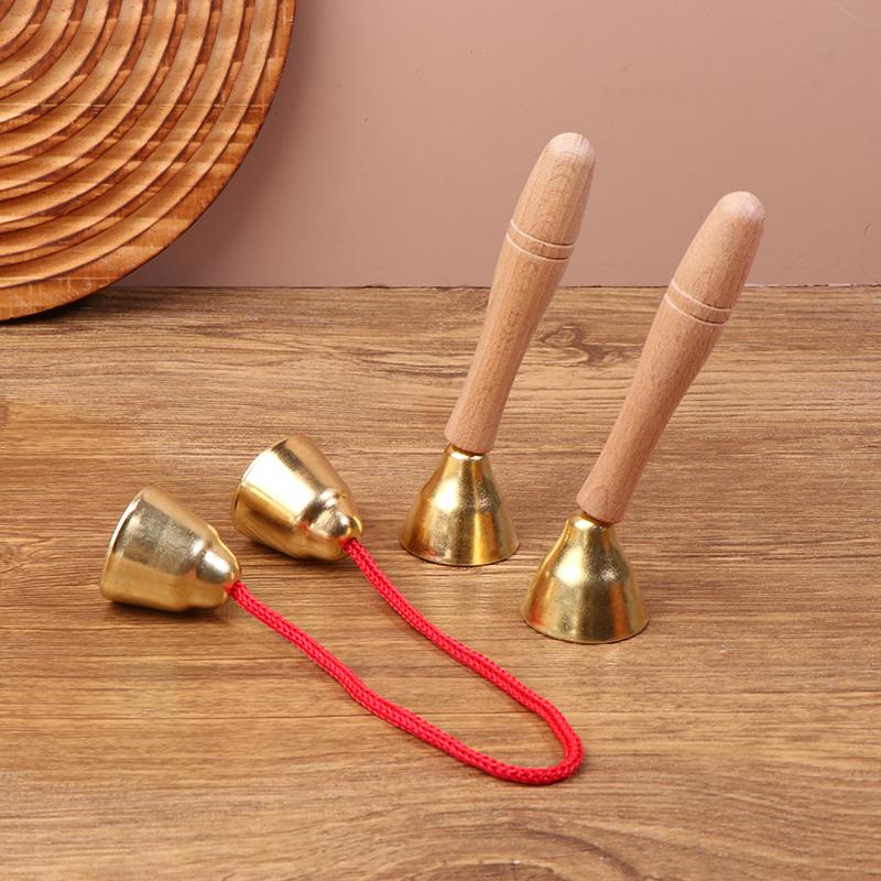 1 Par de Brinquedo de Instrumento Musical Infantil Sino com Cordas/Cabos Instrumento Montessori Orff Brinquedo de Aprendizagem Musical para Jardim de Infância