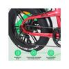 Bicicleta Eléctrica YOUIN Dallas BK1650 FAT Plegable 250W 52Nm 20" Suspensión Frenos Hidráulicos