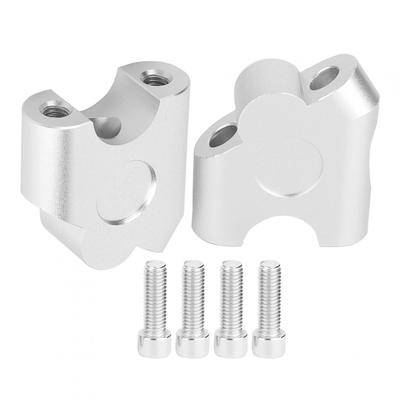 Set Rückversetzer, Lenkererhöhung, Qiilu Motorradmodifikation Universal 22mm Lenkerhöhe Hintere Säule (Überzogen) Andere Änderungen