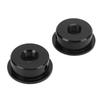 2PCS TL Electric Guitar Jack Cover Round Metal Electrosocket Plate with Mounting Screws