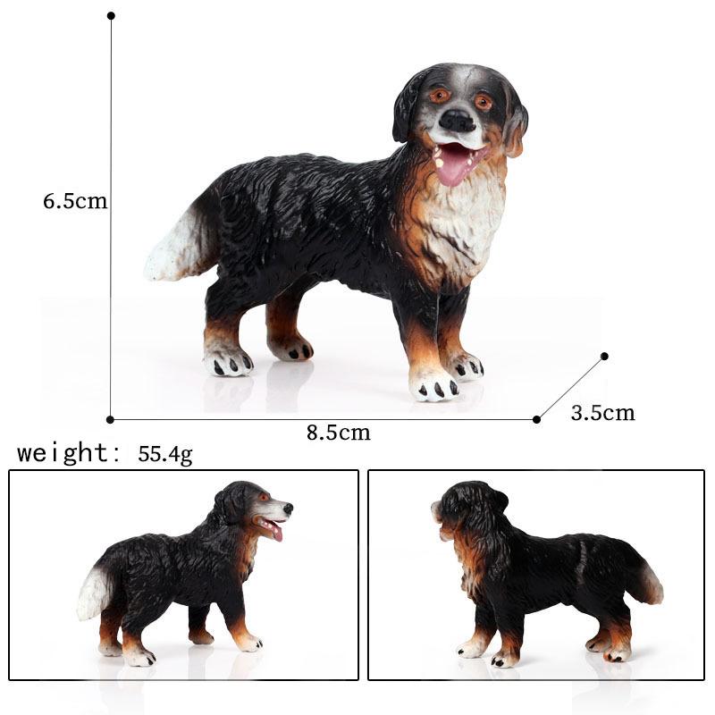 Simulation  Dog Miniature Figurine Lovely Bulldog Doberman Husky Corgi Shiba Dalmatian Model Home Garden Decor Ornaments