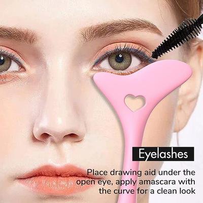 Szablony do eyelinera końcówki skrzydeł silikonowy eyeliner pomoc Marscara pomoc w rysowaniu szminka pomoc do wielokrotnego użytku silikonowy Eyeliner Tool