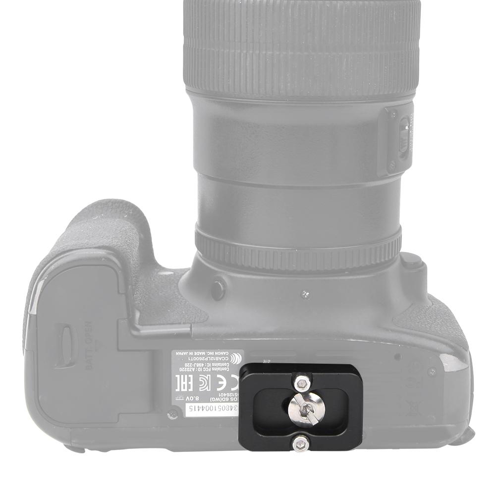 PU25 Mini Quick Release Plate with 1 4 inch Screw Mount for Tripod Ball Head Monopod AccessoryPU25