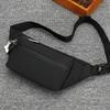 A men's business casual waist bag or chest bag, lightweight, wear-resistant, and durable, For commuting and daily outings