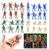 30 Stück 5 cm Soldatenmodell Kunststoff Schreibtischornament Armeefiguren Actionfiguren Heimdekoration Militär-Enthusiasten Geschenke für Jungen TMZ