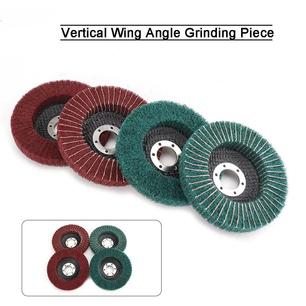 10cm Polishing Wheel Nylon Fiber Flap Non-woven Grinding Disc  Metal Stainless Steel