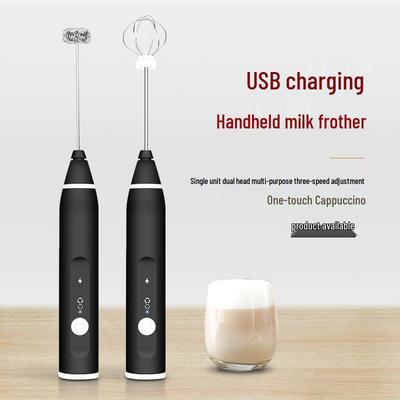 USB Rechargeable Handheld Electric Milk Frother & Coffee Beater