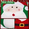 Festive Snowman & Elk Christmas Toilet Seat Cover Set - 2-Piece Bathroom Decor