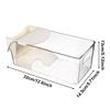 Multifunctional Turtle House PETG Enclosure with Feeding Box and Handle for Small Turtles and Reptiles