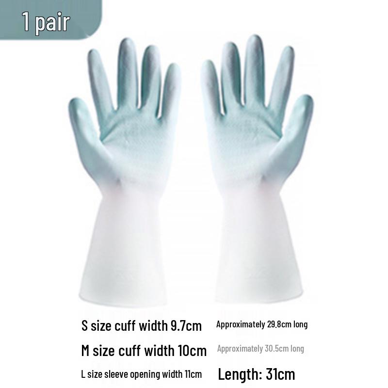 Colorful Latex Housework & Dishwashing Gloves for Household Cleaning Large