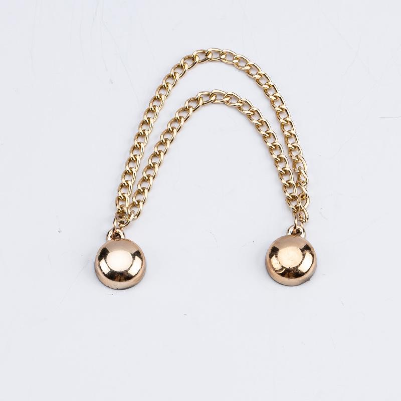 Wielofunkcyjny Magnetyczny Klips do Ubrań z Łańcuszkiem Metalowe Guziki Klips Ubrania Szalik Nogawki Spodni Mankiet Mocujący Magnes Pin