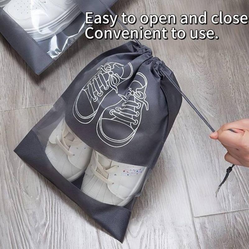 1/5/10PCS Shoes Storage Organizer Bags Non-Woven Shoe Dust Bags Portable Travel Shoe Bag Shoes Storage Packing Pouch Organizers
