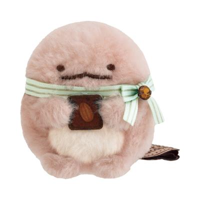 San-X Sumikko Gurashi "Feira de Chocolate no Café Sumikko" Chocolate Sumikko Tenori Brinquedo de Pelúcia Lagarto MO96801 H60 x L55 x D50mm