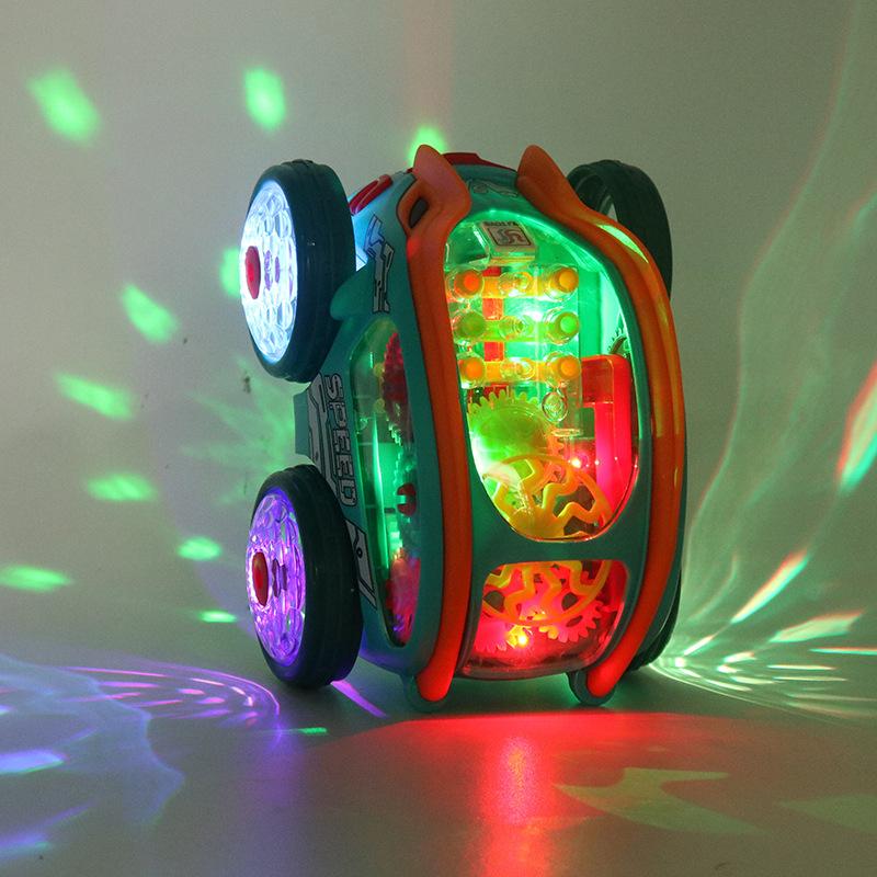 Electric Stunt Dipper Car Music Light Gear 360 Rotating Stunt Car Boys Children's Toys