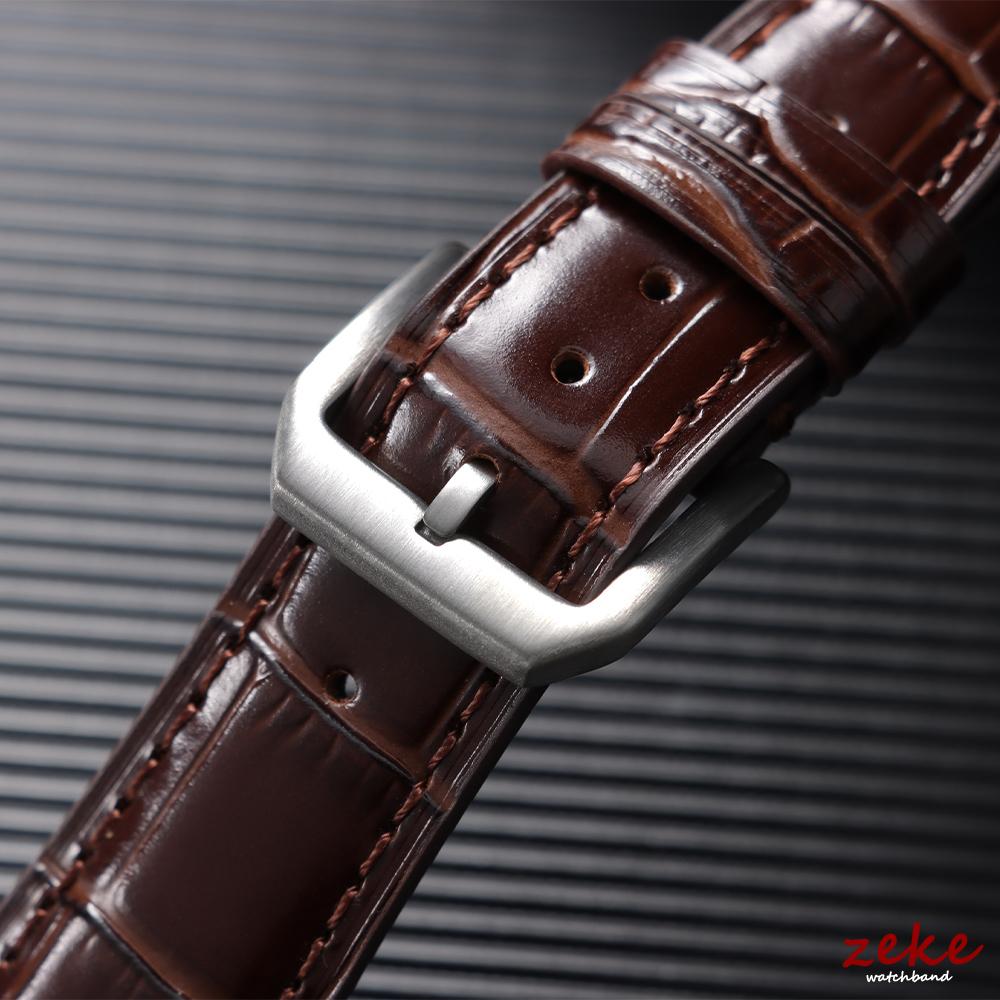 20mm 22mm Genuine Leather Watchband Vintage Brown Black Cowhide Watch Strap for IWC Pin Buckle Bracelet Soft Universal Wristband
