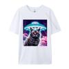 Help Me Cat T Shirt Geek Gift TShirt Aline Attacks The Cat Tshirt Funny Anime Mens Cotton Graphic Tshirts