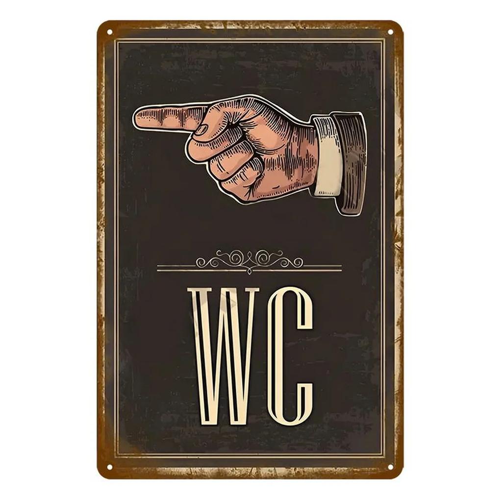 Washing Room Plaque Metal Tin Signs Wall Decoration Vintage Art Posters Iron Painting for Man Cave Home Cafe Bathroom Club Bar