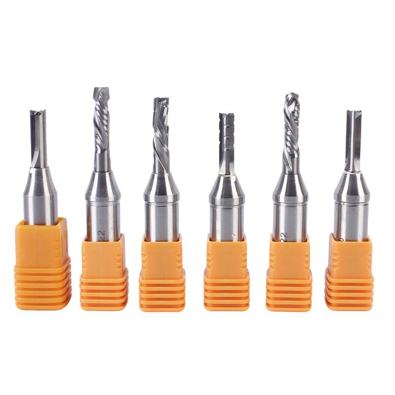 Three-Flute Woodworking Milling Cutter for Engraving and Trimming